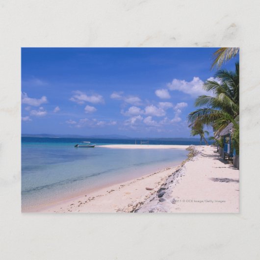 Carte Postale Station de vacances sur la plage (Devant)