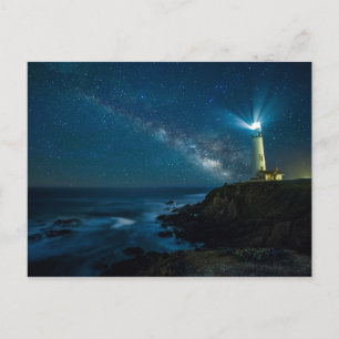 Carte Postale Station Luminaire De Pigeon Point, Ca