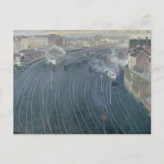 Carte Postale Station Luxembourg, Bruxelles, 1903 (Devant)