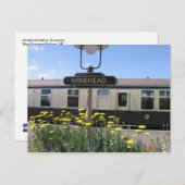 Carte Postale Station Minehead, Somerset (Devant / Derrière)