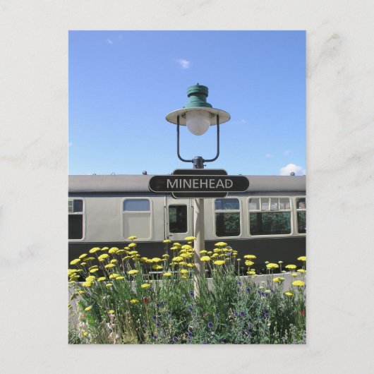 Carte Postale Station Minehead, Somerset (Devant)