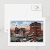 Carte Postale Station Nord - Dépôt ferroviaire (Devant / Derrière)