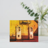 Carte Postale Station Petrol (Debout devant)