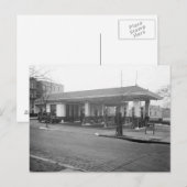 Carte Postale Station-service Amoco, 1925 (Devant / Derrière)