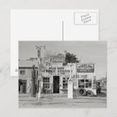 Carte Postale Station-service Midway, 1939 (Devant / Derrière)