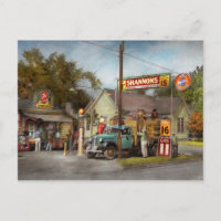 Station-service - Shannon's super gasolines 1939