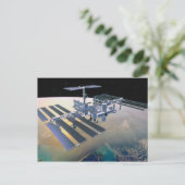 Carte Postale Station spatiale en Orbit 4 (Debout devant)