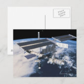 Carte Postale Station spatiale en Orbit 9 (Devant / Derrière)