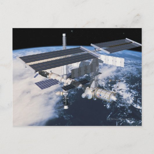 Carte Postale Station spatiale en Orbit 9 (Devant)