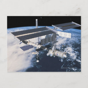 Carte Postale Station spatiale en Orbit 9
