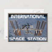 Carte Postale Station spatiale internationale (Devant / Derrière)