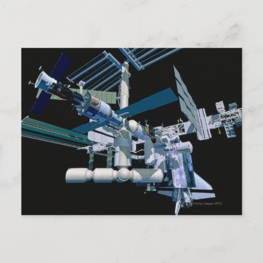 Carte Postale Station spatiale internationale 3 (Devant)