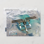 Carte Postale Station spatiale internationale (ISS) et Terre (Devant / Derrière)
