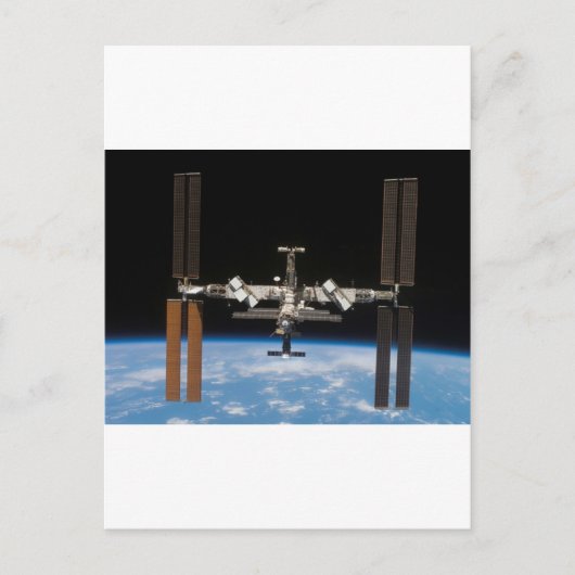 Carte Postale Station spatiale internationale — vue d'Atlantis (Devant)