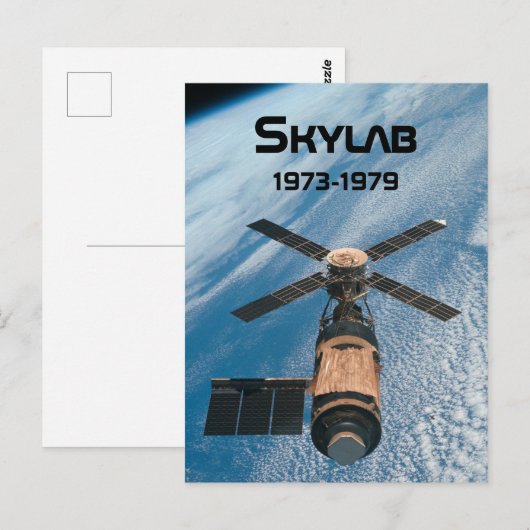 Carte Postale Station spatiale Skylab (Devant / Derrière)