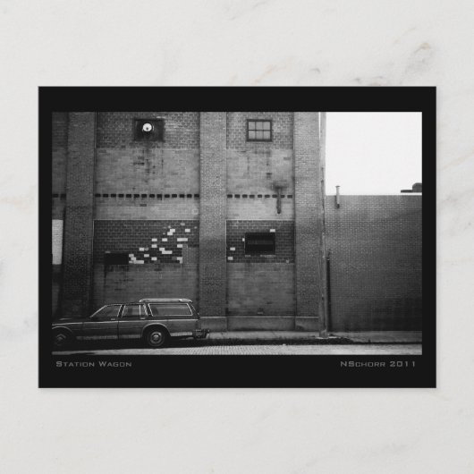 Carte Postale Station Wagon Urban Industrial Cityscape (Devant)