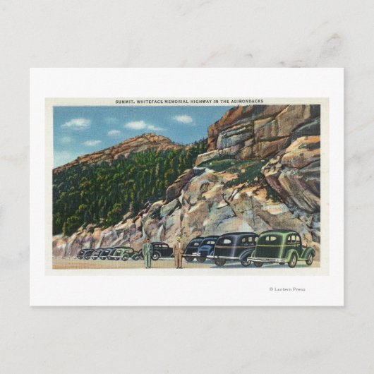 Carte Postale Stationnement Vue du Sommet (Devant)