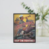 Carte Postale Stations de combat de la Seconde Guerre mondiale (Debout devant)