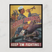 Carte Postale Stations de combat de la Seconde Guerre mondiale (Devant)