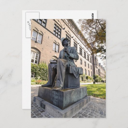 Carte Postale Statue (Devant / Derrière)