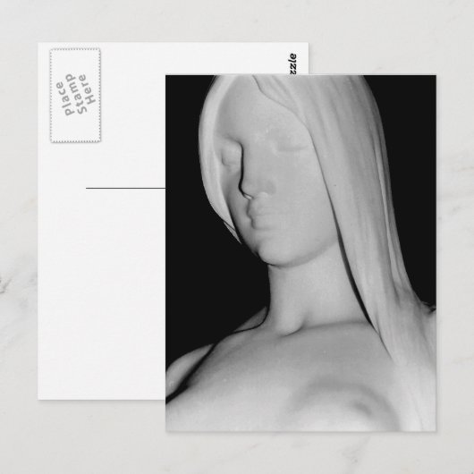 Carte Postale Statue (Devant / Derrière)