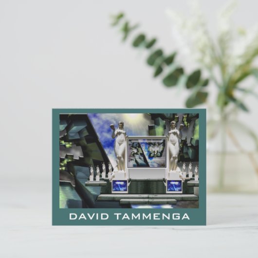 Carte Postale Statue-1FN, DAVID TAMMENGA (Debout devant)