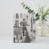 Carte Postale Statue à Cannet 2014 (Debout devant)