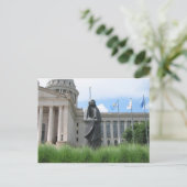 Carte Postale Statue à la capitale de l'État de l'Oklahoma (Debout devant)