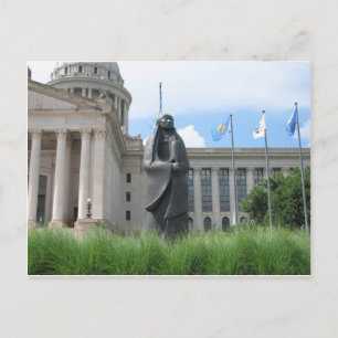 Carte Postale Statue à la capitale de l'État de l'Oklahoma