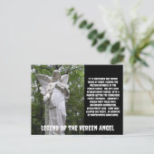 Carte postale Statue Ange Hantée (Debout devant)