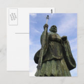 Carte Postale Statue bouddhiste d'Imayama Kobo Daishi (Devant / Derrière)