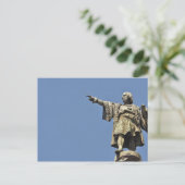 Carte postale Statue Christophe Colomb (Debout devant)