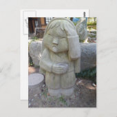 Carte Postale Statue coréenne (4) (Devant / Derrière)