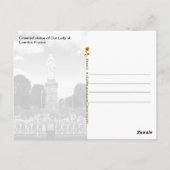 Carte Postale Statue couronnée de Notre-Dame de Lourdes, France  (Dos)