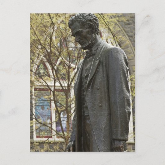 Carte Postale Statue d'Abraham Lincoln, Portland, Oregon (Devant)
