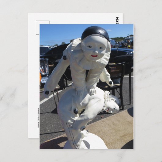 Carte Postale Statue d'acroates (Devant / Derrière)