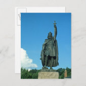 Carte Postale Statue d'Alfred le Grand (Devant / Derrière)