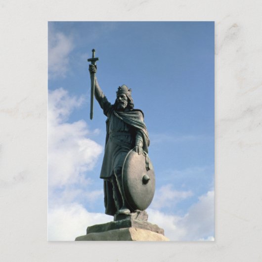 Carte Postale Statue d'Alfred le Grand (Devant)