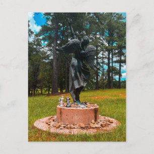 Carte Postale Statue d'ange Red Hill Cemetery Milledgeville GA