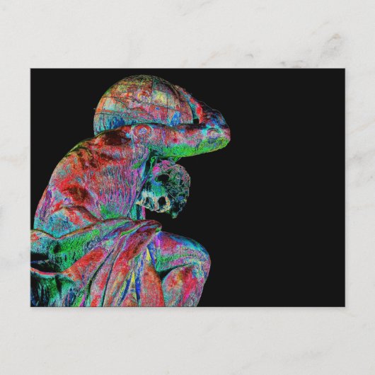 Carte Postale Statue de Bismarck, Berlin, Atlas de Dieu grec, Co (Devant)