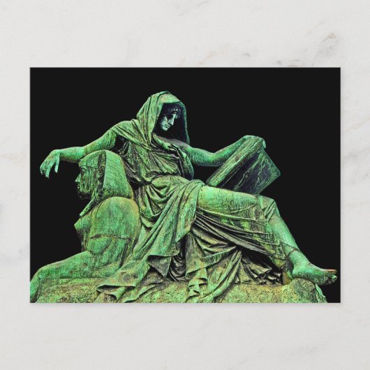 Carte Postale Statue de Bismarck, Berlin, Sibyl, Read, Sphinx (p (Devant)