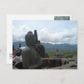 Carte Postale Statue de Bouddha (Devant / Derrière)