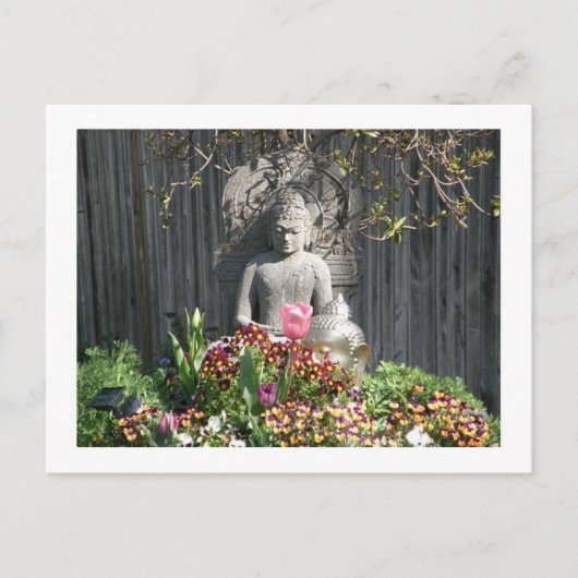 Carte Postale Statue de Bouddha (Devant)