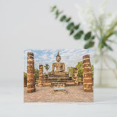 Carte Postale Statue de Bouddha, Wat Mahathat (Debout devant)