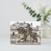 Carte Postale Statue de Bruxelles (Debout devant)