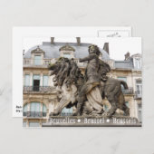 Carte Postale Statue de Bruxelles (Devant / Derrière)