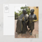 Carte Postale Statue de Carthagène (Devant / Derrière)