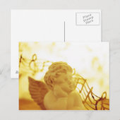Carte Postale Statue de Cherub (Devant / Derrière)