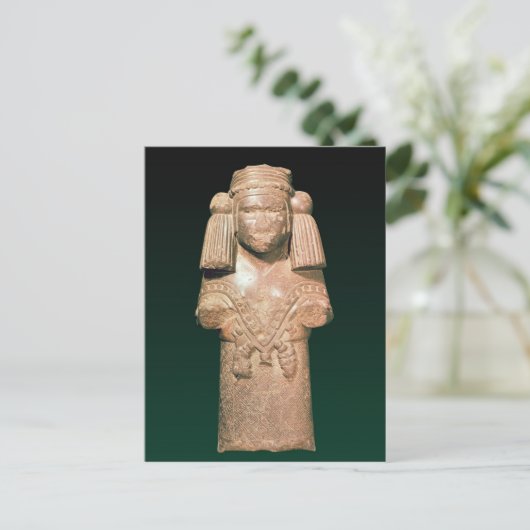 Carte Postale Statue de Coatlicue, terre ancienne et mère (Debout devant)
