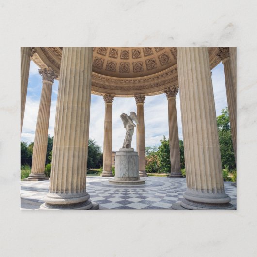 Carte Postale Statue de Cupidon, Temple de l'amour à Versailles (Devant)